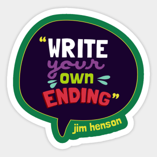 Write Your Own Ending Sticker